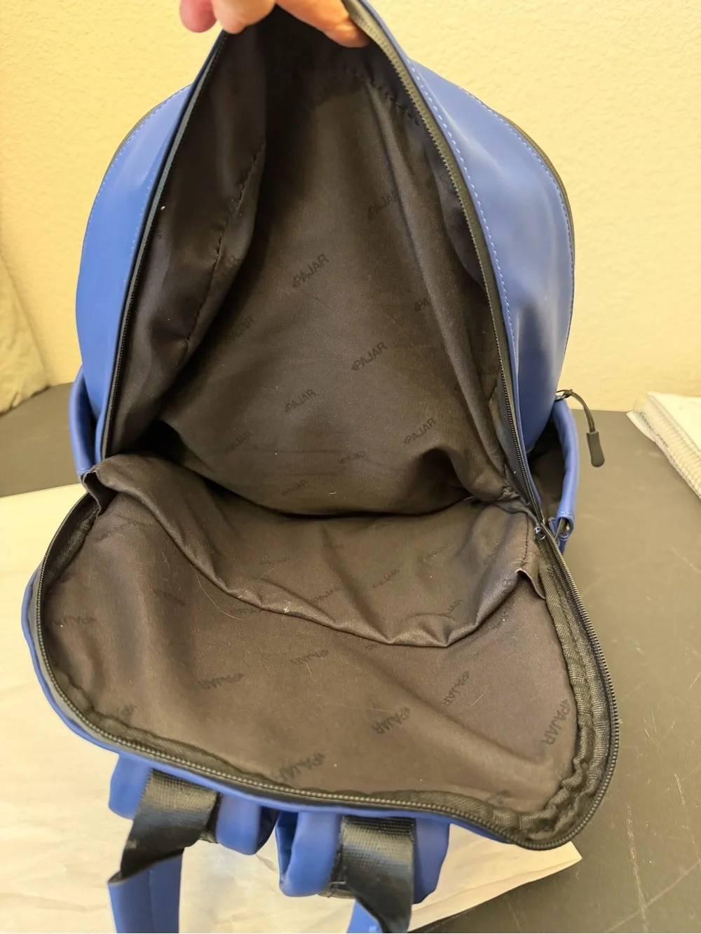 PAJAR Rubberized Blue Compact Everyday Backpack for Men or Women ****Read***